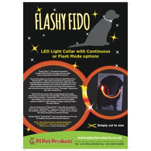 Flashy Fido LED Dog Collar - Cut to size