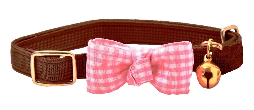 CA&T Pink Gingham on Brown